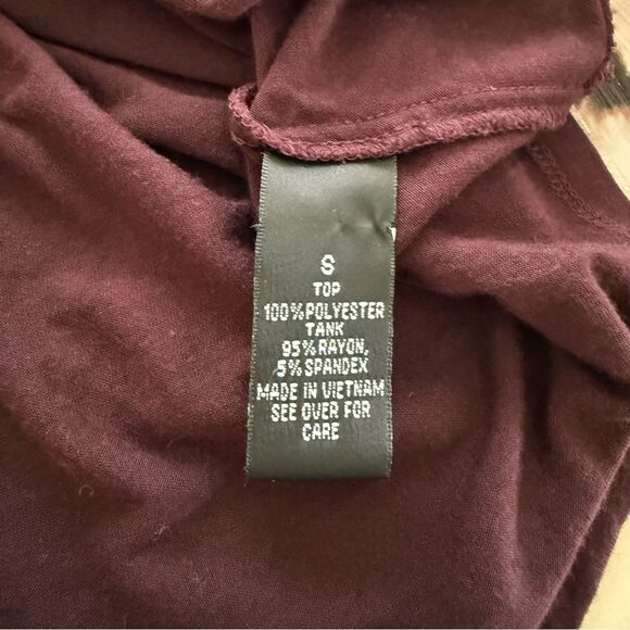 AGB Floral Chiffon With Overlay Blouse size Small - Picture 5 of 8